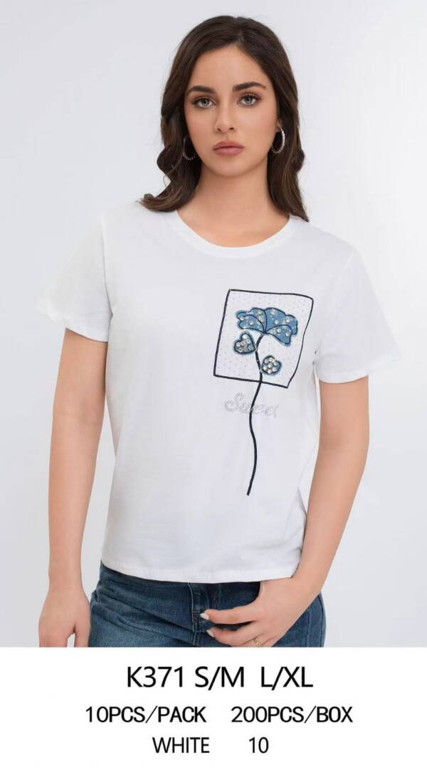 Bluzki damskie Roz S/M-L/XL, 1 kolor Paczka 10 szt
